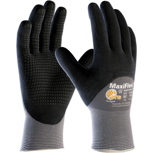 Gants compatibles avec les &eacute;crans tactiles ATG MaxiFlex Endurance, T-Grand, R&ecirc;vetement Nitrile, Calibre 15, Enveloppe en Nylon NRZ Safety Inc.