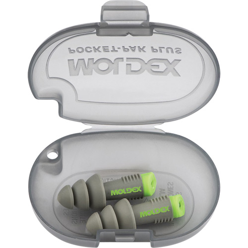 Bouchons d'oreilles r&eacute;utilisables Alphas, Sans cordon, Vrac - &eacute;tui en plastique, 27 dB NRR, Taille unique NRZ Safety Inc.
