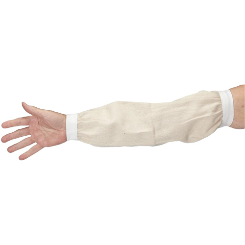 Sleeves, 18", Cotton, White NRZ Safety Inc.