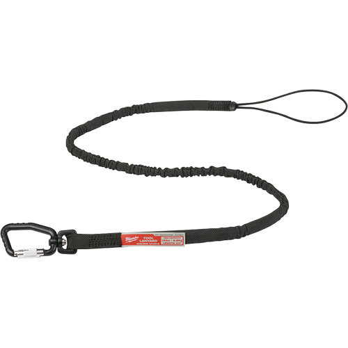 Extended Reach Locking Tool Lanyard, Bungee, Carabiner/Loop NRZ Safety Inc.
