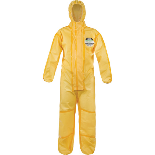 ChemMax&reg; 1 Coveralls, Polyethylene/Polypropylene, Small, Yellow NRZ Safety Inc.