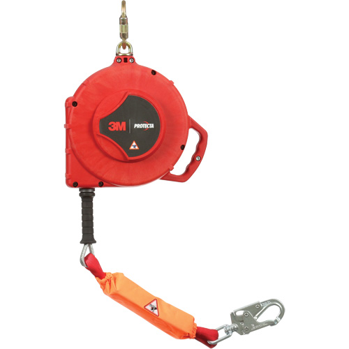Rebel Self Retracting Lifeline, 50', Galvanized Steel, Swivel NRZ Safety Inc.