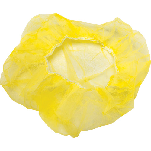 Bouffant Caps, Polypropylene, 24", Yellow NRZ Safety Inc.