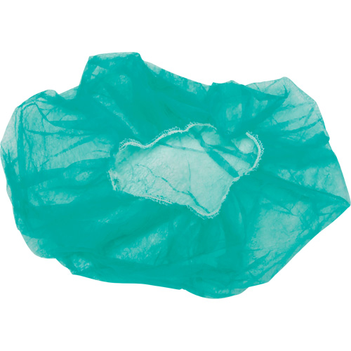 Bouffant Caps, Polypropylene, 24", Green NRZ Safety Inc.