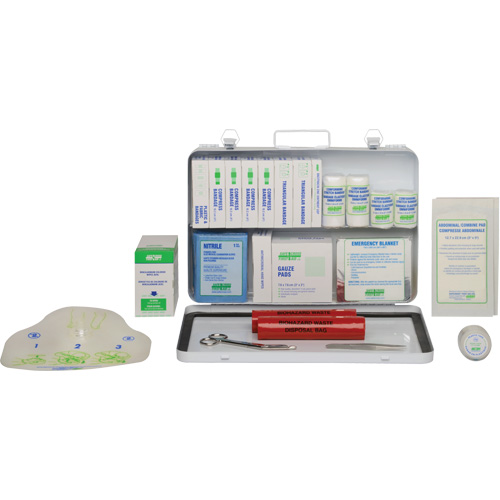 Trousse de premiers soins, R&eacute;pond &agrave; la norme CSA Z1220-17 type 2 environnements &agrave; faible risque, Moyen (26-50 travailleurs) NRZ Safety Inc.
