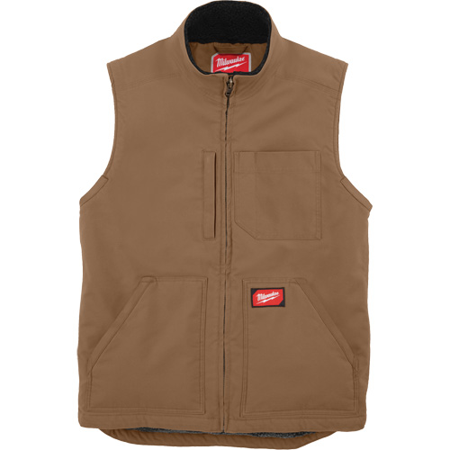 Veste doubl&eacute;e en sherpa ultra-r&eacute;sistante, Hommes, Petit, Brun NRZ Safety Inc.