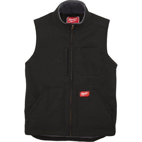Heavy-Duty Sherpa-Lined Vest, Men's, Small, Black NRZ Safety Inc.