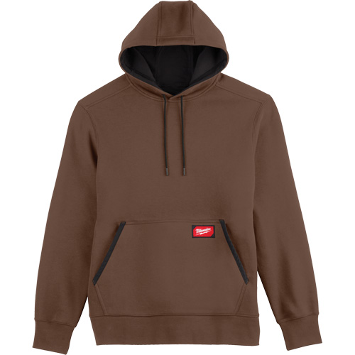 Midweight Pullover Hoodie, Men's, Small, Brown NRZ Safety Inc.