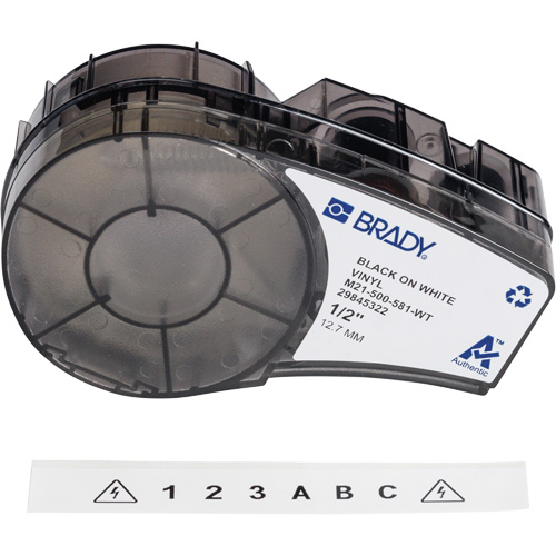 Repositionable Multi-Purpose Labels with Ribbon, Black NRZ Safety Inc.