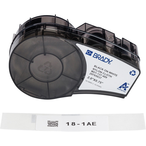 Aggressive Adhesive Multi-Purpose Labels with Ribbon, Black NRZ Safety Inc.