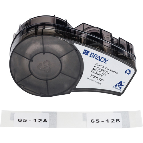 Harsh Environment Multi-Purpose Labels with Ribbon, Black NRZ Safety Inc.