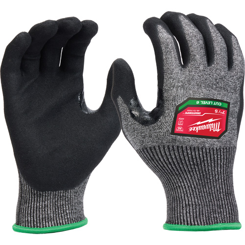High-Dexterity Dipped Gloves, Size Small, 18 Gauge, Nitrile Coated, Polyethylene Shell, ASTM ANSI Level A6/EN 388 Level F NRZ Safety Inc.