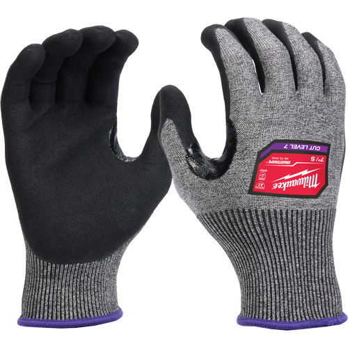 High-Dexterity Dipped Gloves, Size Small, 18 Gauge, Nitrile Coated, Nylon/Polyethylene/Tungsten Shell, ASTM ANSI Level A7/EN 388 Level 4 NRZ Safety Inc.