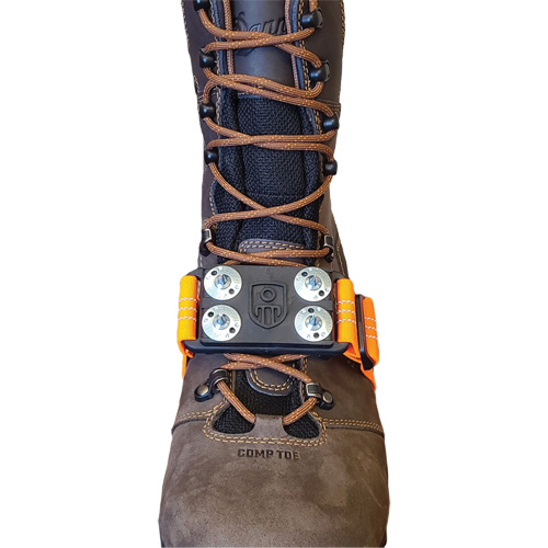 Midcleat&reg; Non-Sparking Ice Cleat, Carbon Steel, Stud Traction, One Size NRZ Safety Inc.