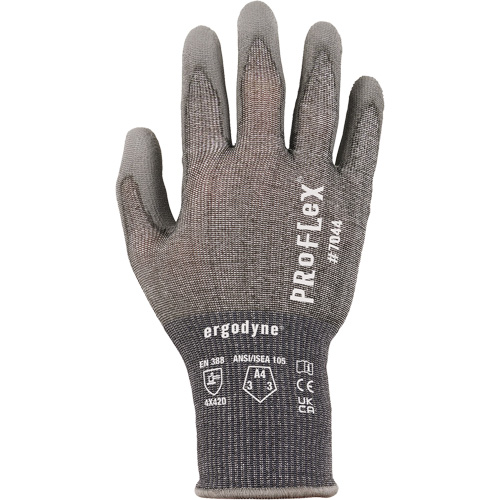 Gants r&eacute;sistant &agrave; la coupe Proflex 7025, Taille Petit, Calibre 18, Rev&ecirc;tement Polyur&eacute;thane, Enveloppe en Nylon/PEHP/Spandex, ASTM ANSI niveau A2/EN 388 niveau B NRZ Safety Inc.