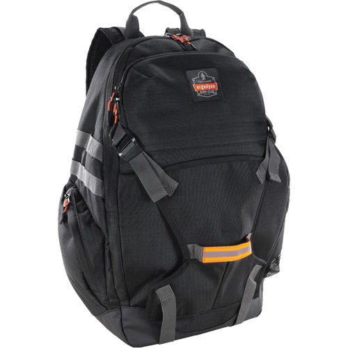 Arsenal 5188 Work Gear Jobsite Backpack with Hardhat Storage, 15" L x 7" W, Black, Nylon/Polyester NRZ Safety Inc.