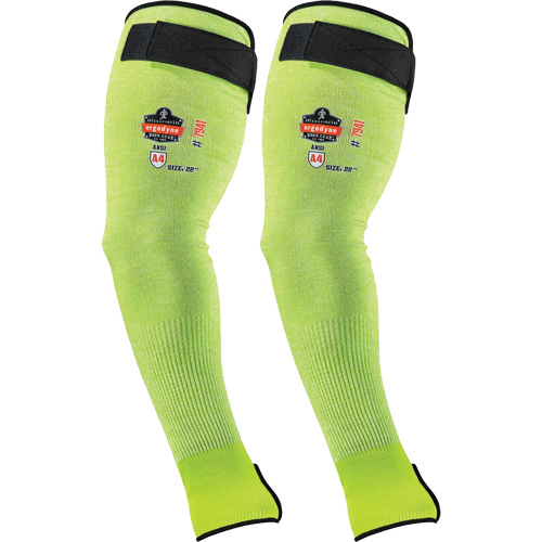 Manche de protection contre la coupe ProFlex 7941-PR, TenaLux, 18", ASTM ANSI niveau A4/EN 388 niveau D, Lime haute visibilit&eacute; NRZ Safety Inc.