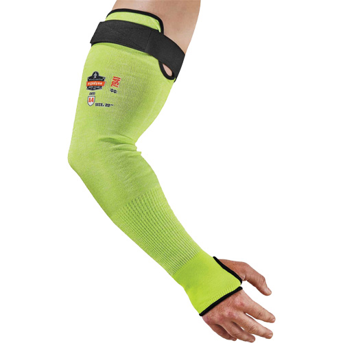 Manche de protection contre la coupe ProFlex 7941-PR, TenaLux, 22", ASTM ANSI niveau A4/EN 388 niveau D, Lime haute visibilit&eacute; NRZ Safety Inc.