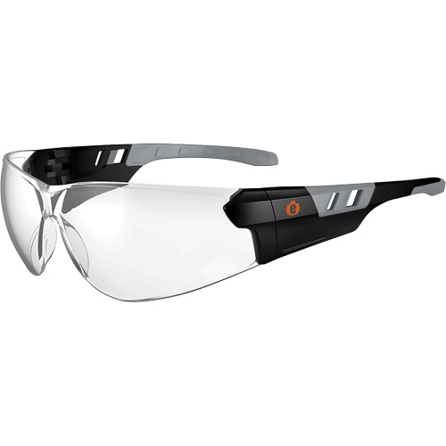 Lunettes de s&eacute;curit&eacute; sans monture Skullerz SAGA, Lentille Transparent, Anti-&eacute;gratignures, ANSI Z87+/R&eacute;pond ou surpasse la norme CSA Z94.3 NRZ Safety Inc.