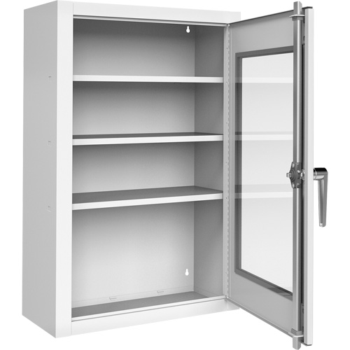 Lockable Medicine Cabinet with Plexiglas Door NRZ Safety Inc.
