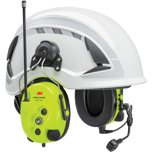 Casque d'&eacute;coute Peltor LiteCom Plus, Style Fixation pour casque NRZ Safety Inc.
