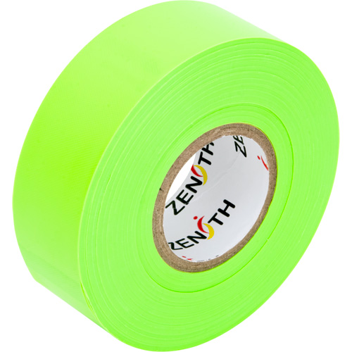 Flagging Tape, 1.1875" W x 164' L, Fluorescent Green NRZ Safety Inc.