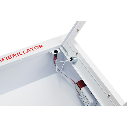 Fully Recessed Large Cabinet with Alarm, Zoll AED Plus&reg;/Zoll AED 3/Cardio-Science/Physio-Control For, Non-Medical NRZ Safety Inc.