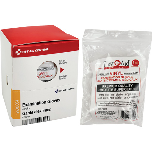 Recharge de gants d'examen SmartCompliance, Vinyle, Sans poudre, Transparent, Classe 2 NRZ Safety Inc.