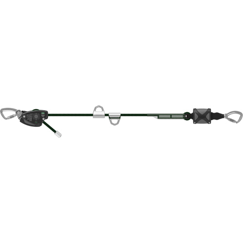 60' Rope Temporary Horizontal Lifeline, Kernmantle NRZ Safety Inc.