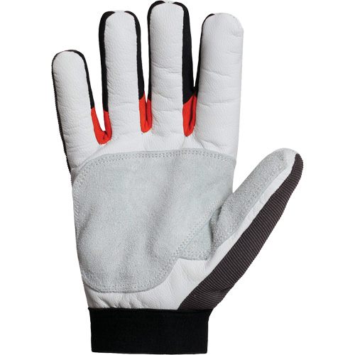 Clutch Gear&reg; Thinsulate Mechanic's Gloves, Grain Goatskin/Split Leather Palm, Size Small/7 NRZ Safety Inc.