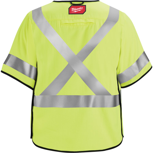Gilet de s&eacute;curit&eacute; &agrave; maille d&eacute;tachable, Noir/Jaune lime haute visibilit&eacute;, Moyen/Petit NRZ Safety Inc.