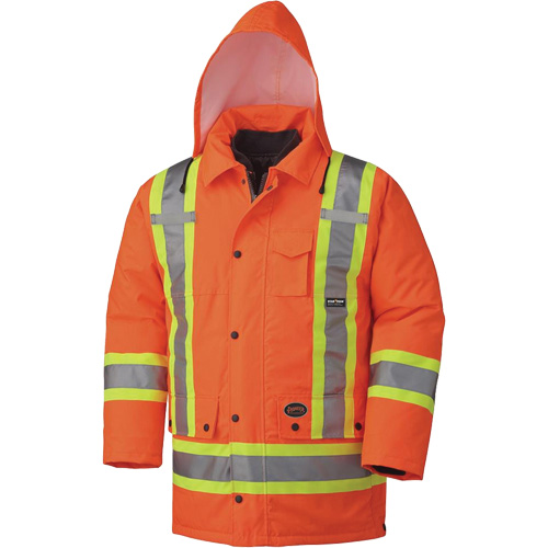 5020 Waterproof 7-in-1 Parka, High Visibility Orange, Small NRZ Safety Inc.