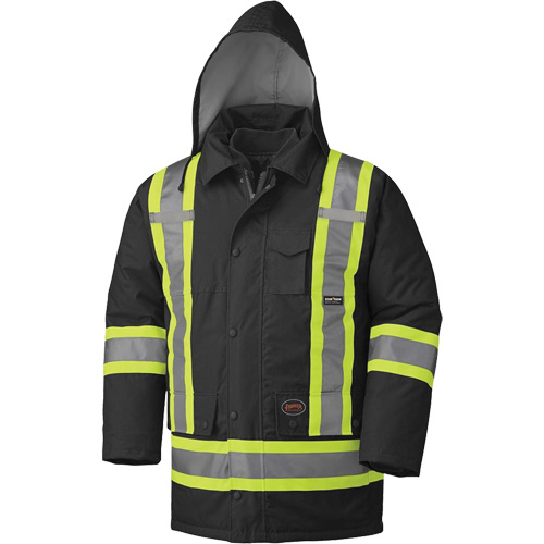 5025 Manteau imperm&eacute;able 7 en 1, Noir, T-petit NRZ Safety Inc.