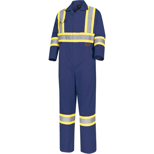 5516T Safety Coveralls, 44 (Tall), Navy Blue NRZ Safety Inc.