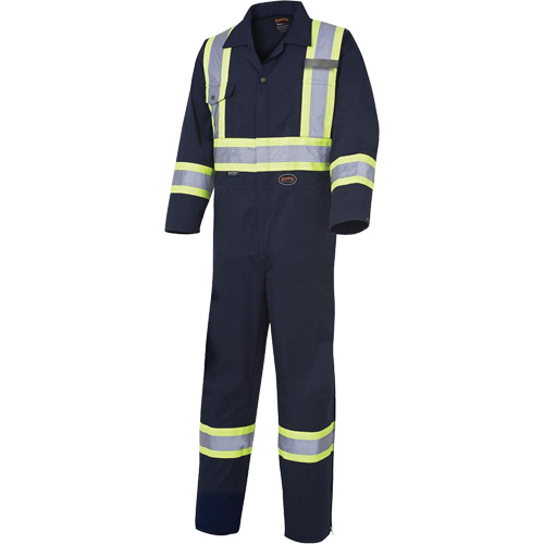 516 Coveralls, 36, Navy Blue NRZ Safety Inc.