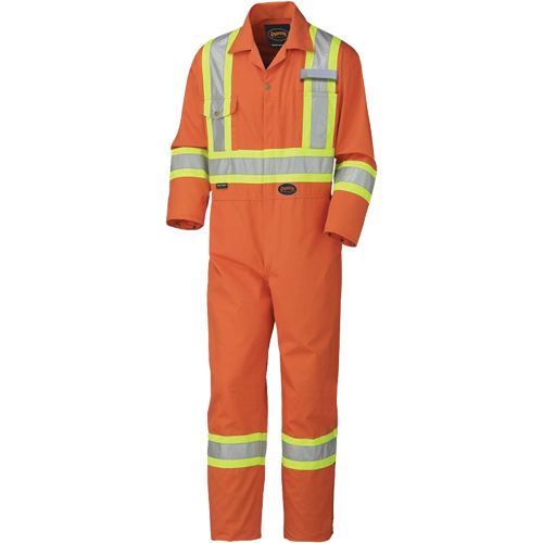 5513T Combinaison pour lavage industriel, 40 (grand taille), Orange haute visibilit&eacute; NRZ Safety Inc.