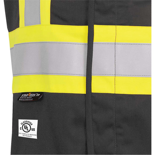 7729 Veste r&eacute;sistante aux arcs &eacute;lectriques FR-Tech, Petit, Noir, 10 cal/cm² NRZ Safety Inc.