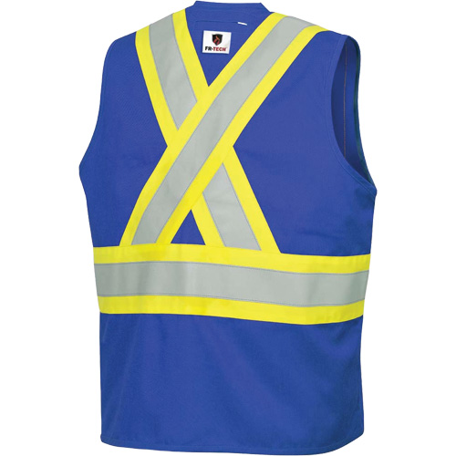 7730 Veste r&eacute;sistante aux arcs &eacute;lectriques FR-Tech, Petit, Bleu royal, 10 cal/cm² NRZ Safety Inc.