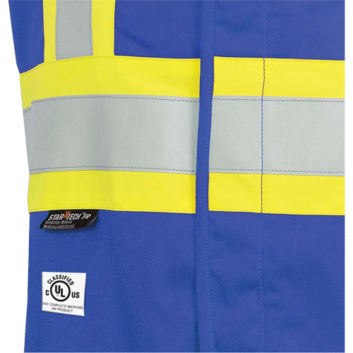 7730 Veste r&eacute;sistante aux arcs &eacute;lectriques FR-Tech, Petit, Bleu royal, 10 cal/cm² NRZ Safety Inc.
