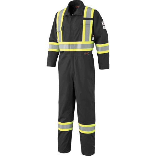 7702BKT FR-Tech&reg; Arc-Rated Coverall, Size 40 (Tall), Black, 10 cal/cm² NRZ Safety Inc.