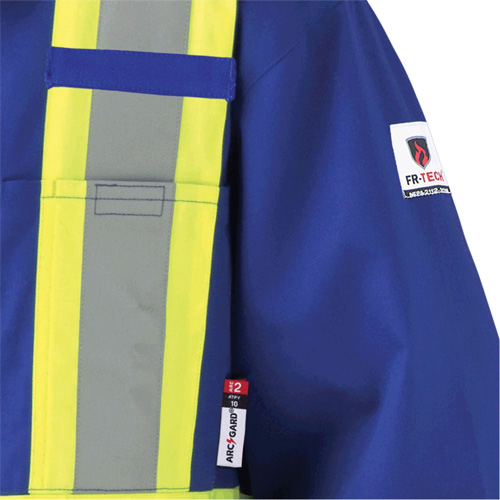 7706T Combinaison ignifuge FR-Tech avec fermetures &agrave; glissi&egrave;re aux jambes, Taille 40 (grand taille), Bleu royal, 9,7 cal/cm² NRZ Safety Inc.