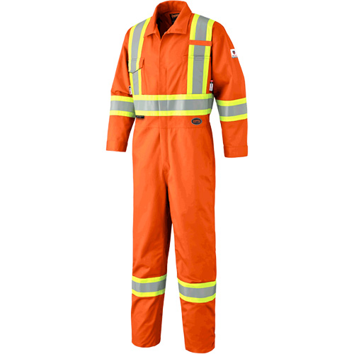 7705T Combinaison ignifuge FR-Tech avec fermetures &agrave; glissi&egrave;re aux jambes, Taille 40 (grand taille), Orange haute visibilit&eacute;, 9,7 cal/cm² NRZ Safety Inc.