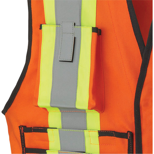 7732 Veste d'arpenteur ignifuge et r&eacute;sistant aux arcs &eacute;lectriques FR-Tech, Petit, Orange haute visibilit&eacute;, 9,7 cal/cm² NRZ Safety Inc.