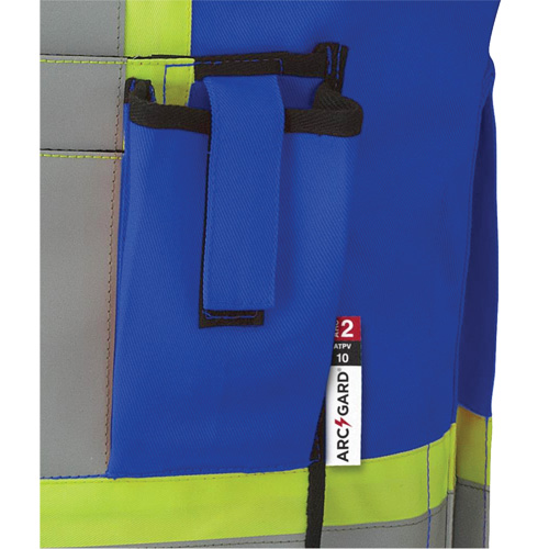 7733 Veste d'arpenteur ignifuge et r&eacute;sistant aux arcs &eacute;lectriques FR-Tech, Petit, Bleu royal, 9,7 cal/cm² NRZ Safety Inc.