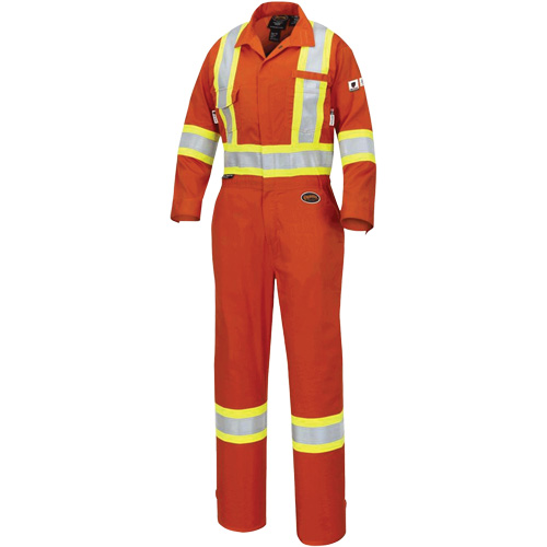 7702W Combinaison FR-Tech ignifuge/contre les arcs pour femme, Taille T-petit, Orange haute visibilit&eacute;, 10 cal/cm² NRZ Safety Inc.