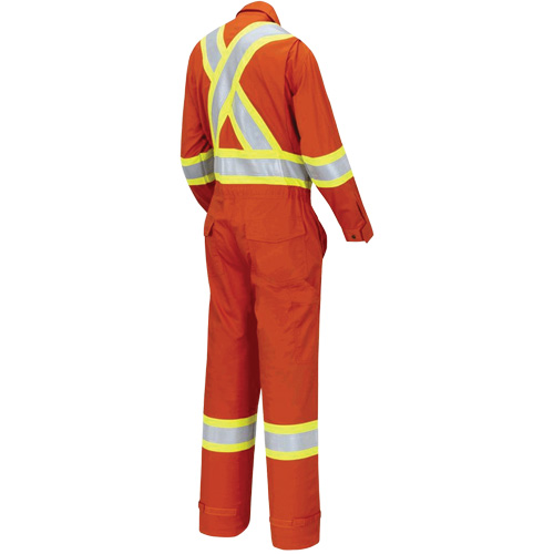 7702W Combinaison FR-Tech ignifuge/contre les arcs pour femme, Taille T-petit, Orange haute visibilit&eacute;, 10 cal/cm² NRZ Safety Inc.