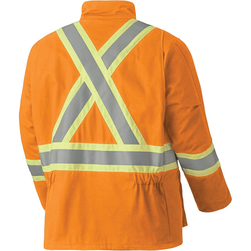 5533 Manteau de s&eacute;curit&eacute; ignifuge, Petit, Orange haute visibilit&eacute;, 58 cal/cm² NRZ Safety Inc.