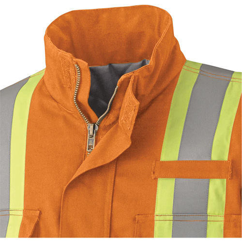 5533 Manteau de s&eacute;curit&eacute; ignifuge, Petit, Orange haute visibilit&eacute;, 58 cal/cm² NRZ Safety Inc.