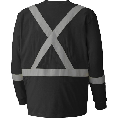 340SFA Chemise de s&eacute;curit&eacute; &agrave; manches longues ignifuge, Petit, Noir NRZ Safety Inc.