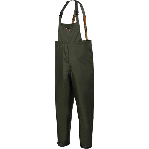 D8120P Nailhead Ripstop Tree Planter Bib Pants, X-Small, Polyester/PVC, Green NRZ Safety Inc.